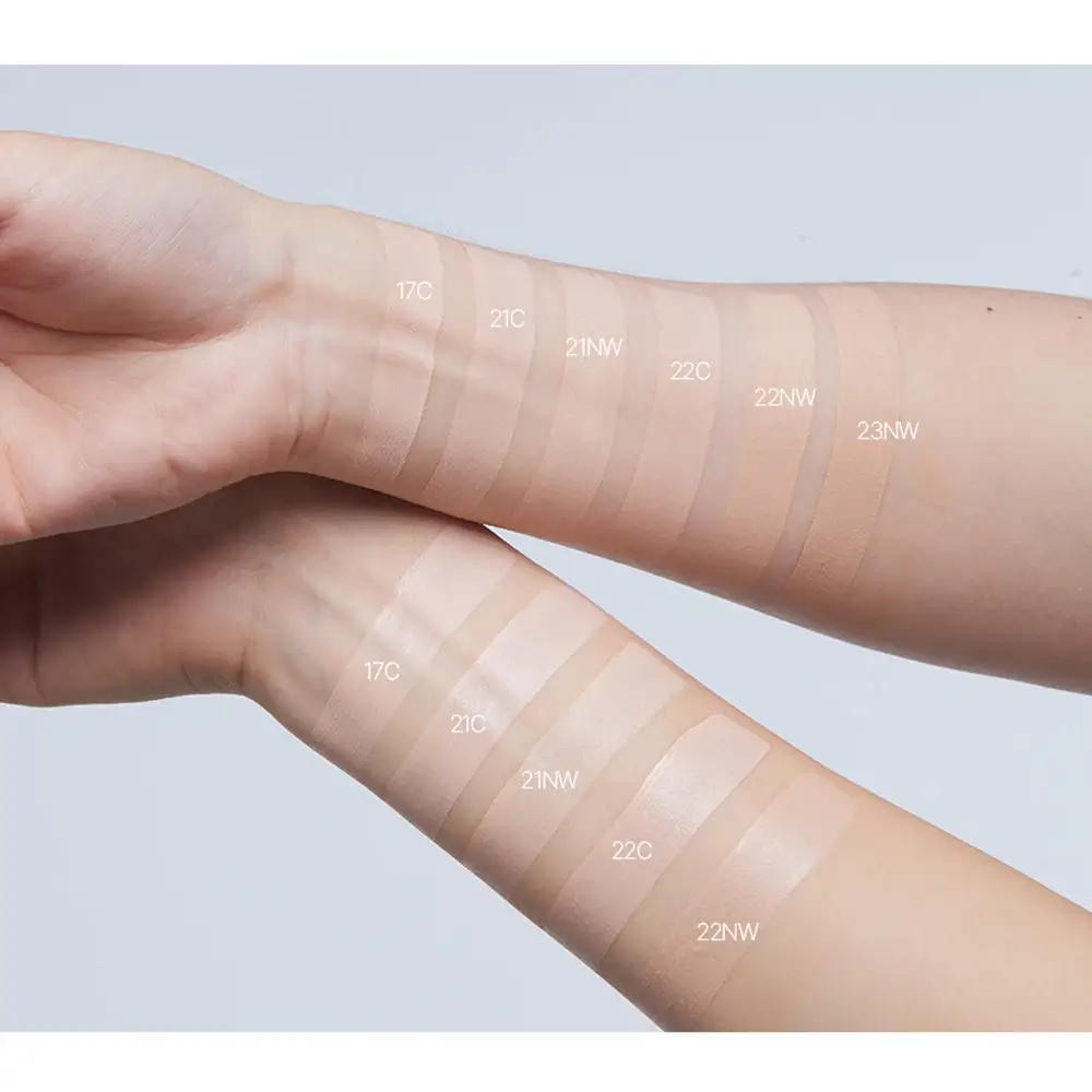 GIVERNY Milchak Matte Fond de Ten 21C Cool Beige - Fond de ten matifiant cu protectie UV si efect de albire, 30 ml