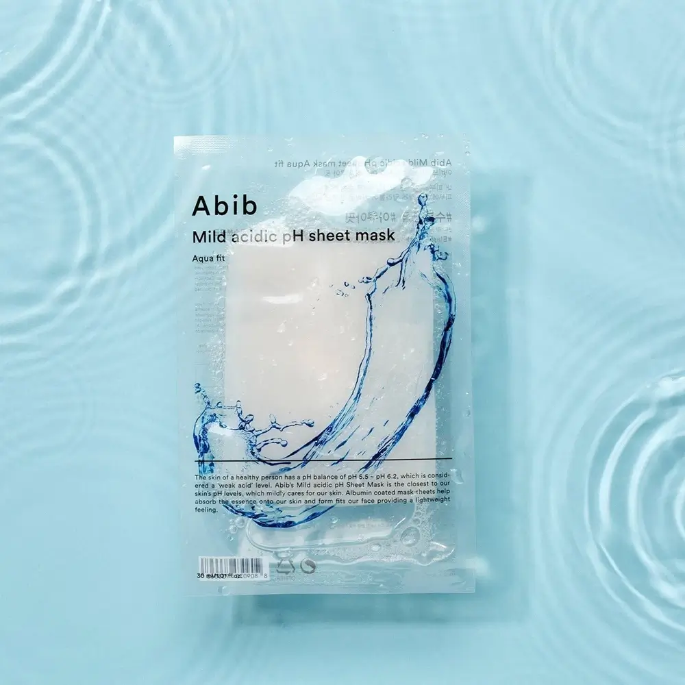 ABIB Mild Acidic pH Masca de fata hidratanta Aqua Fit - Hidratare intensa si echilibru pH, 30 ml