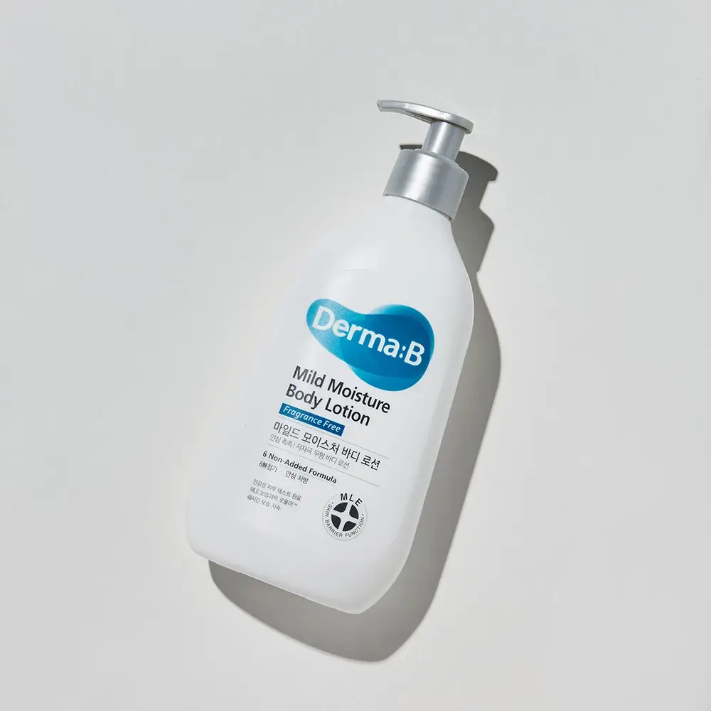 DERMA:B Mild Moisture Lotiune hidratanta pentru corp 400 ml - Hidratare intensa si calmare pentru piele sensibila, 400 ml
