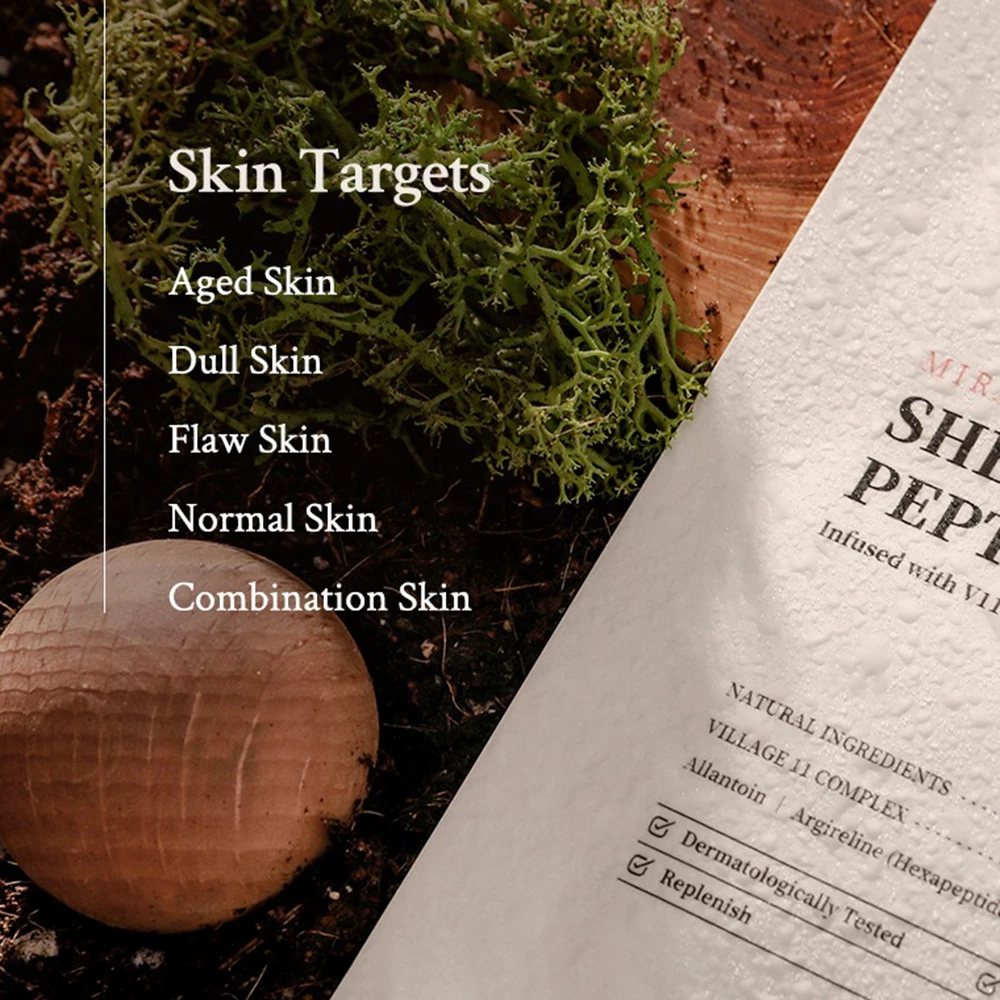 VILLAGE 11 FACTORY Miracle Youth Sheet Mask Peptide Masca de fata - hidratare si fermitate, 23 gr