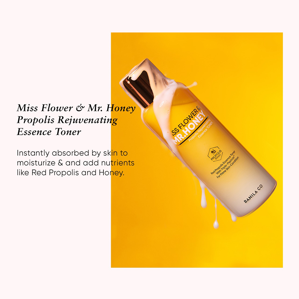 Miss Flower and Mr. Honey Propolis Rejuvenating Toner Toner de fata 190 ml