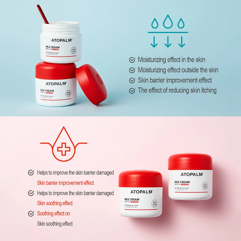 ATOPALM MLE Crema hidratanta multifunctionala pentru fata si corp - calmare si hidratare intensa pentru pielea uscata si sensibila, potrivita pentru copii, 65 ml