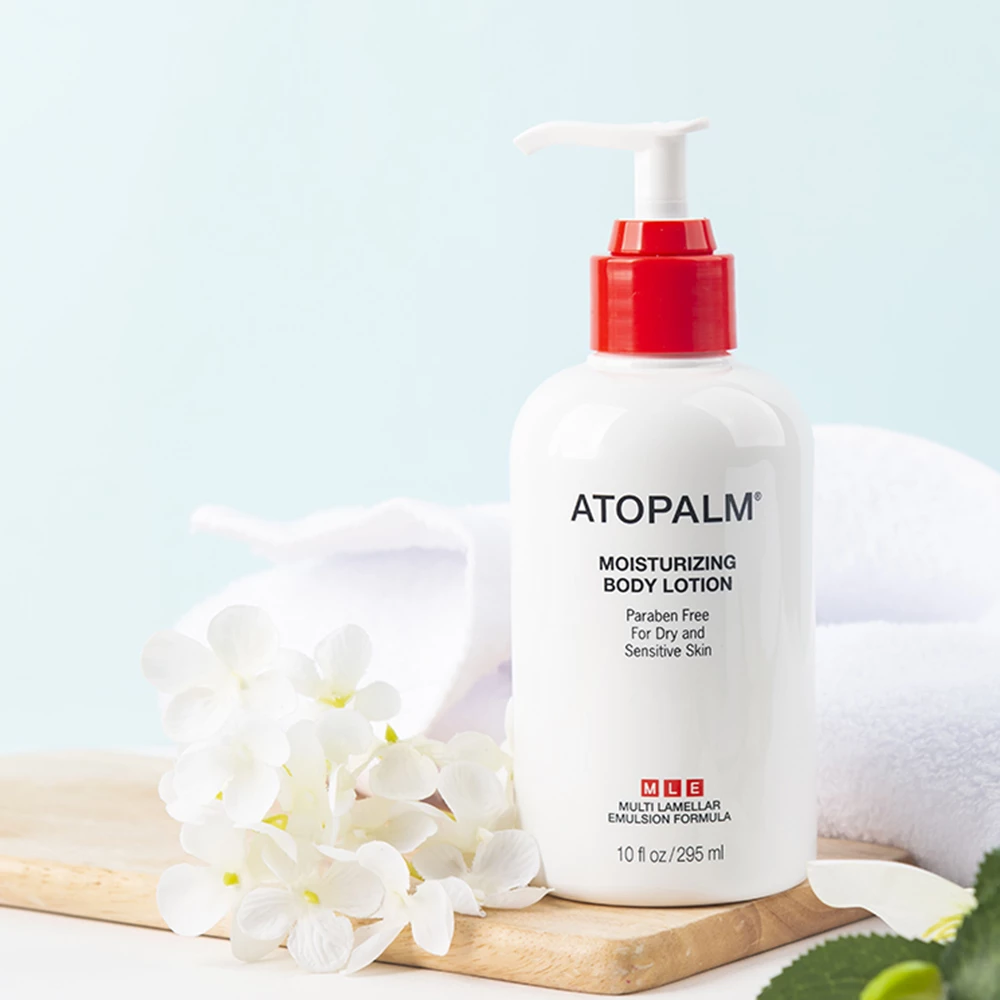 Atopalm MLE Moisturizing Body Lotion | Hidratare Intensă pentru Piele Uscată și Sensibilă, 295 ml