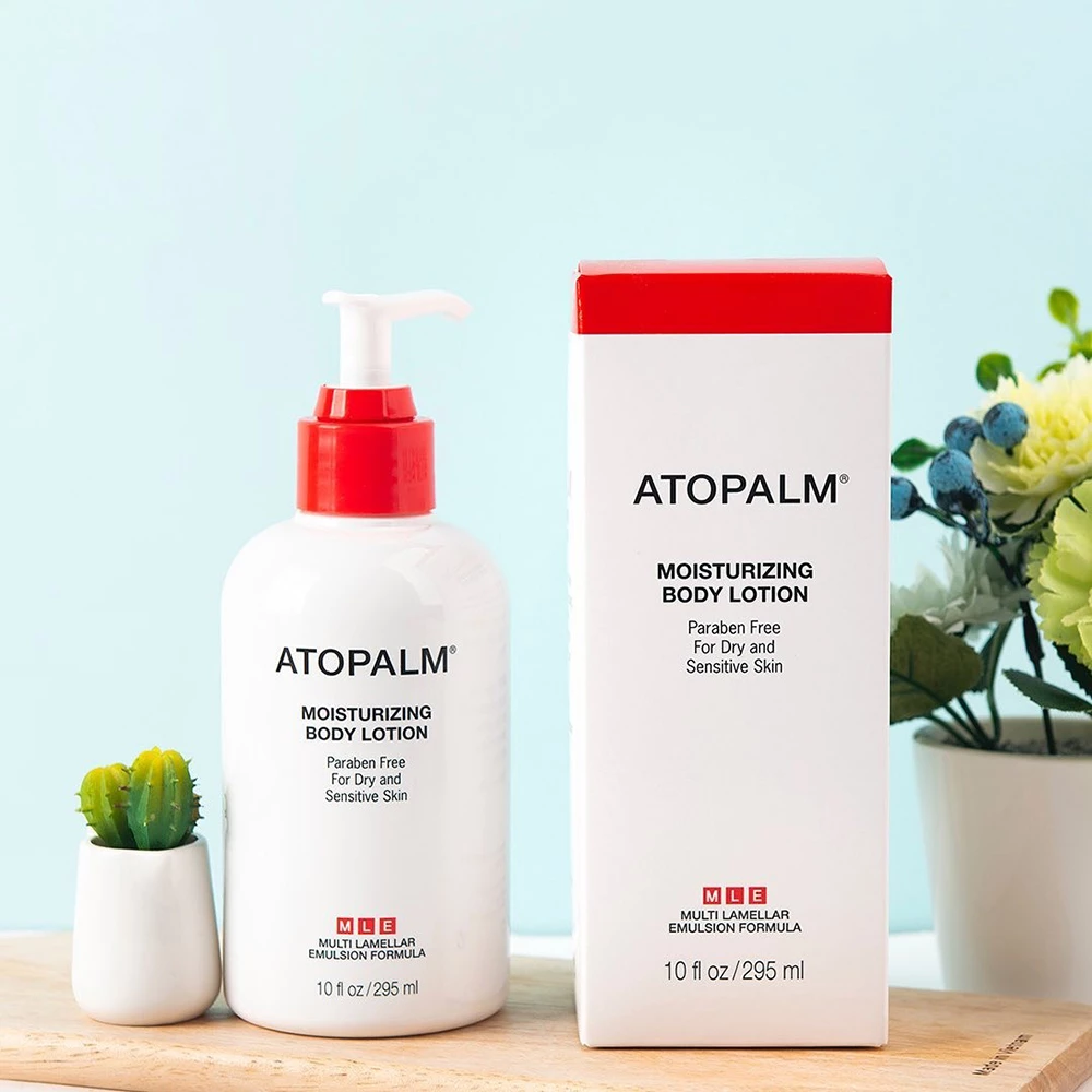 Atopalm MLE Moisturizing Body Lotion | Hidratare Intensă pentru Piele Uscată și Sensibilă, 295 ml