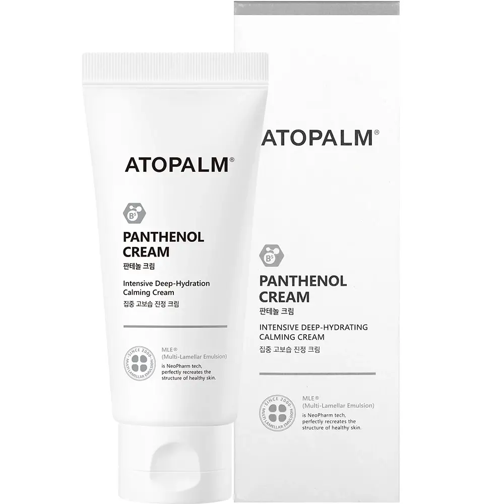 ATOPALM Panthenol Crema de fata - Crema calmanta si intens hidratanta pentru piele atopica, sensibila si uscata, 80 ml