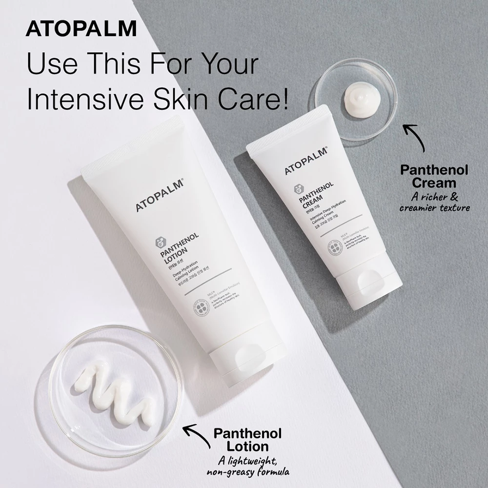 ATOPALM MLE lotiune de fata calmanta cu Panthenol - hidratare intensa si protectie piele sensibila, 180 ml