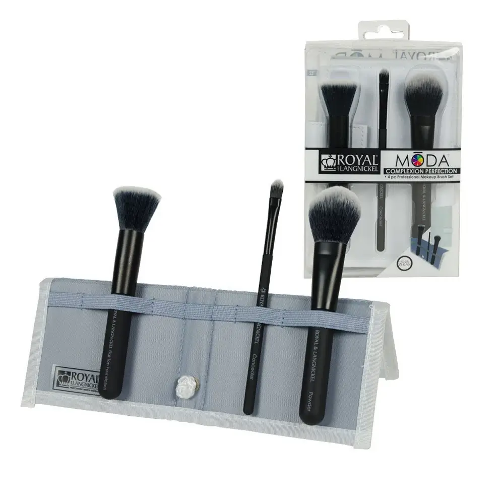 Moda Complexion Perfection Set Pensule 4 piese Negru