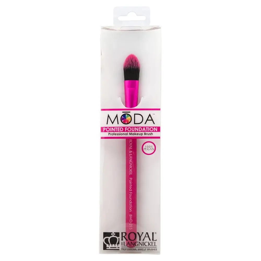 ROYAL AND LANGNICKEL Moda Pensula pentru aplicarea fondului de ten Varf Ascutit - Acoperire Uniforma si Aplicare Precisa, 50g