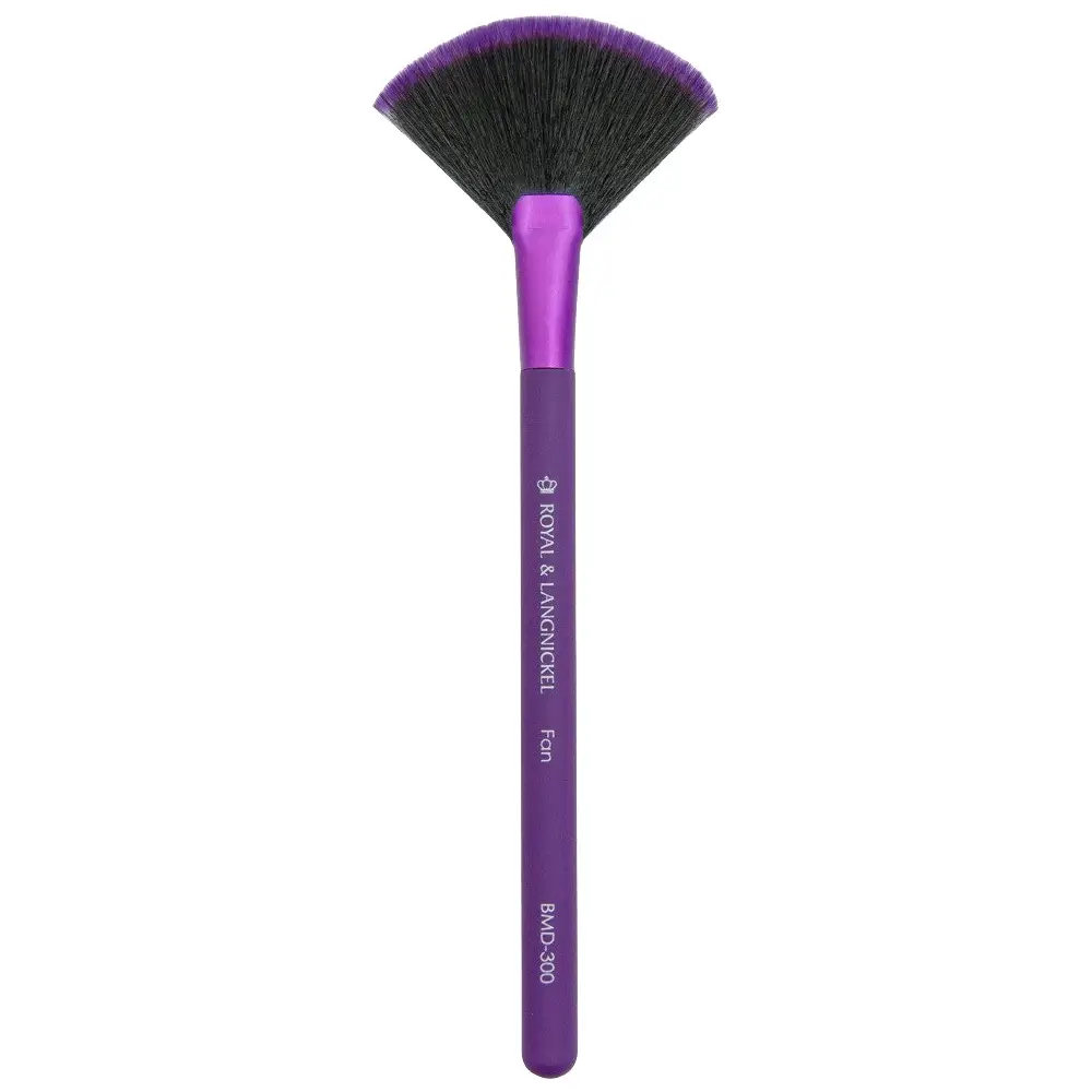 ROYAL AND LANGNICKEL Moda Pensula pentru iluminator Glow Expert - Pensula vegana pentru stralucire si contur precis, 1 buc