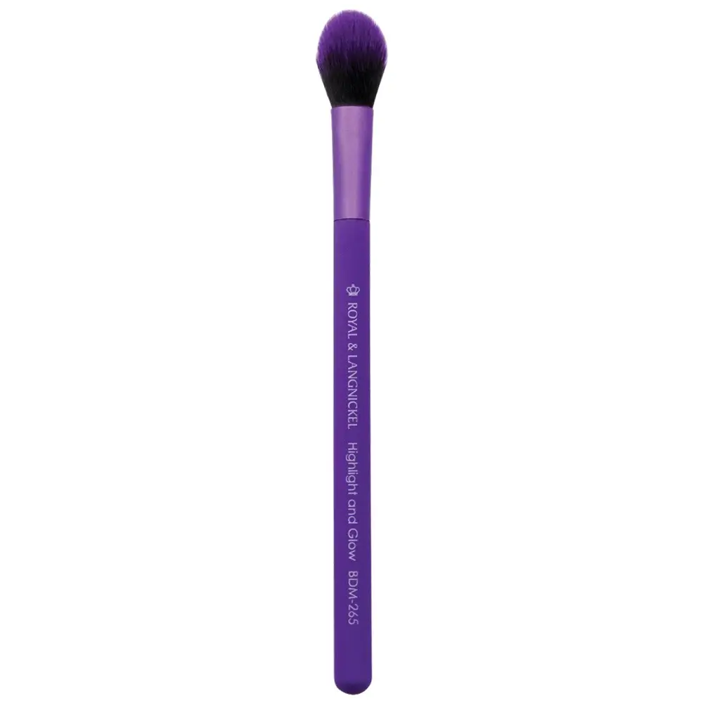 ROYAL AND LANGNICKEL Moda Pensula pentru aplicarea iluminatorului Glow Pro - Pensula vegana pentru stralucire intensa si aplicare precisa, 1 buc