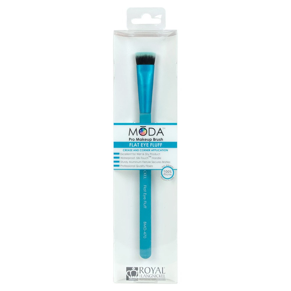 ROYAL AND LANGNICKEL Moda Pensula plata pentru ochi MP101 - Definire precisa si uniformizare fard, efect profesional, 10 g