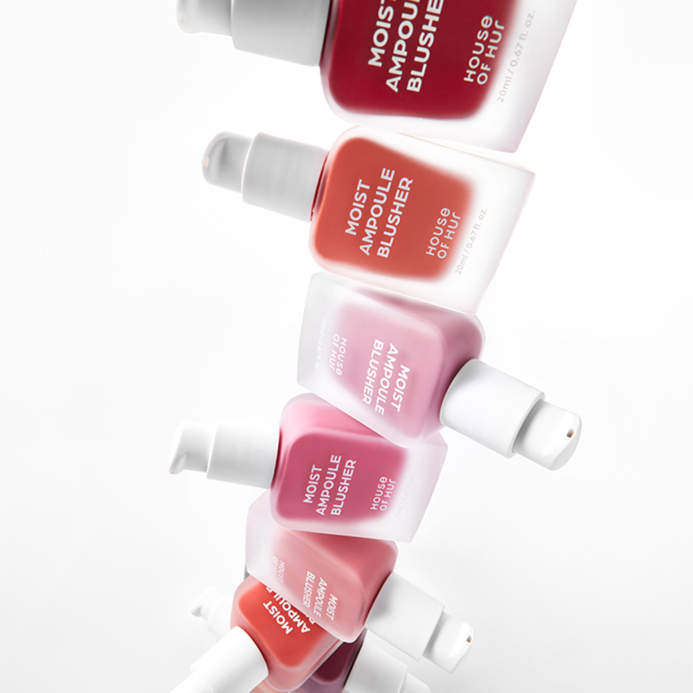 HOUSE OF HUR Moist Ampoule Blusher - fard de obraz lichid cu textura usoara tip ser, care contribuie la obtinerea unui plus natural de culoare si luminozitate si la metinerea unui finisaj neted si natural - 20 ml - 02 Deep Plum