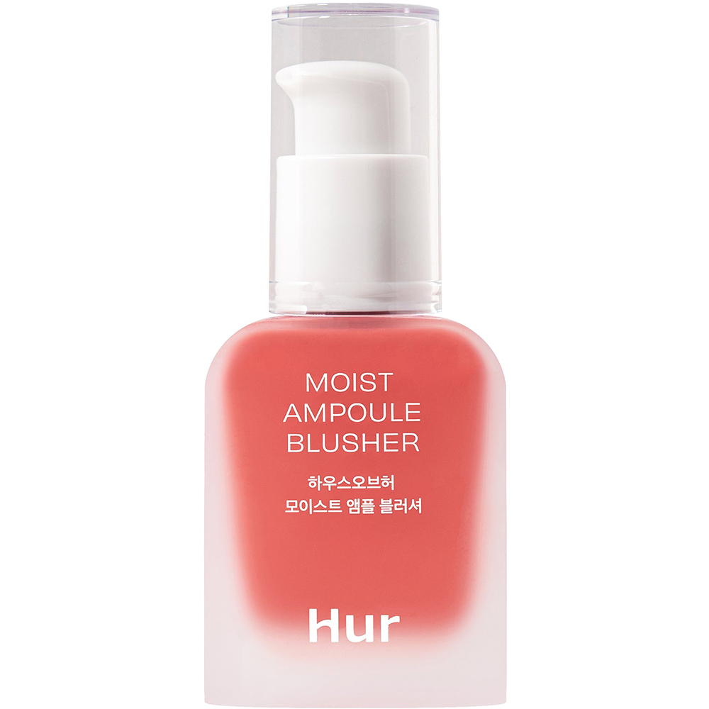 HOUSE OF HUR Moist Ampoule Blusher - fard de obraz lichid cu textura usoara tip ser, care contribuie la obtinerea unui plus natural de culoare si luminozitate si la metinerea confortului pielii - 20 ml - 05 Peach Coral