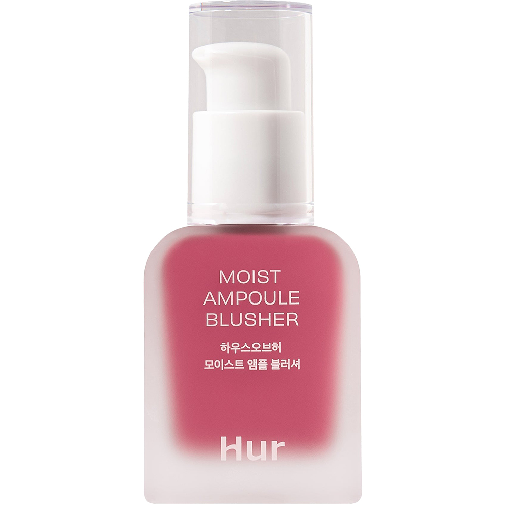 HOUSE OF HUR Moist Ampoule Blusher - fard de obraz lichid cu textura usoara tip ser, care contribuie la oferirea pielii a unui plus natural de culoare si luminozitate si la metinerea confortului pe parcursul zilei - 20 ml - 07 Pink Rosie