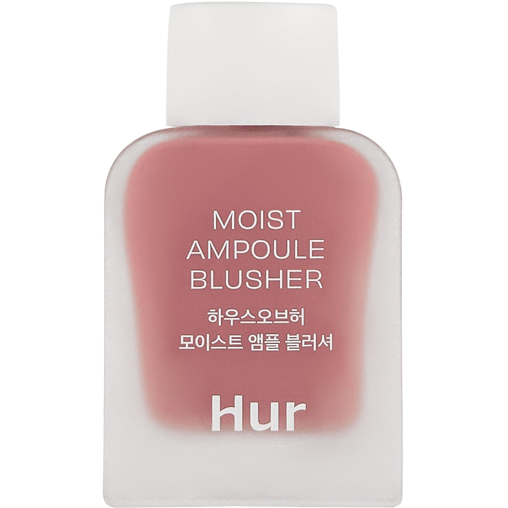 HOUSE OF HUR Moist Ampoule Blusher Mini - fard de obraz care contribuie la obtinerea unui plus natural de culoare si luminozitate, cu textura usoara tip ser care se estompeaza usor pentru un finisaj neted si natural - 10 ml - 06 Cherry Blossom