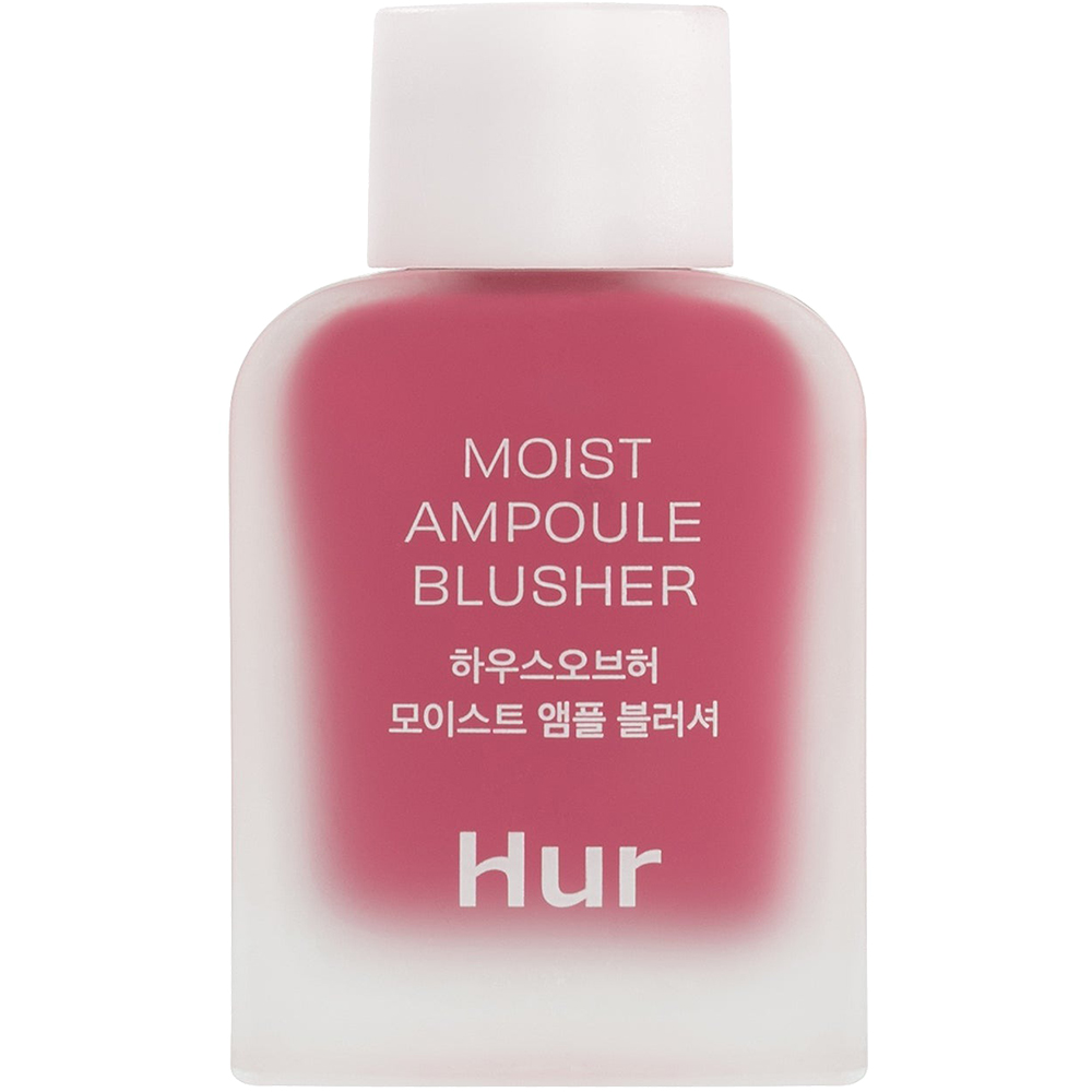 HOUSE OF HUR Moist Ampoule Blusher Mini - fard de obraz lichid cu textura usoara tip ser, care contribuie la un plus natural de culoare si luminozitate si la mentinerea confortului pielii - 10 ml - 07 Pink Rosie