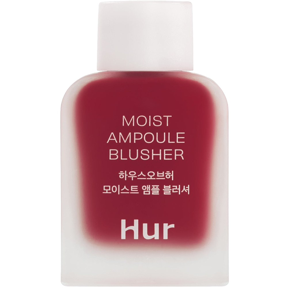HOUSE OF HUR Moist Ampoule Blusher Mini - fard de obraz lichid cu textura usoara tip ser, care contribuie la un plus natural de culoare si luminozitate si la metinerea confortului pielii - 10 ml - 09 Ruby Red