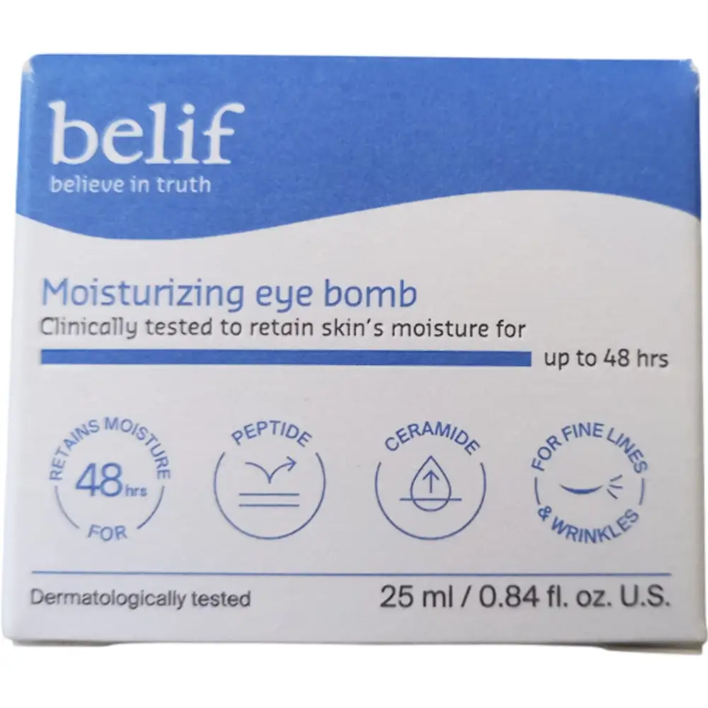BELIF Moisturizing Eye Bomb Crema Contur Ochi - Hidratare Intensiva 48h si Anti-cearcane, 25 ml
