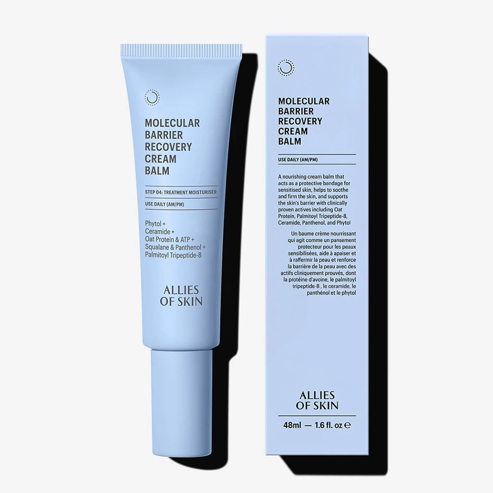 ALLIES OF SKIN Molecular Recovery Crema Reparatoare pentru Fata - Hidratare Intensa si Refacere Rapida a Barierei Cutanate, 48 ml