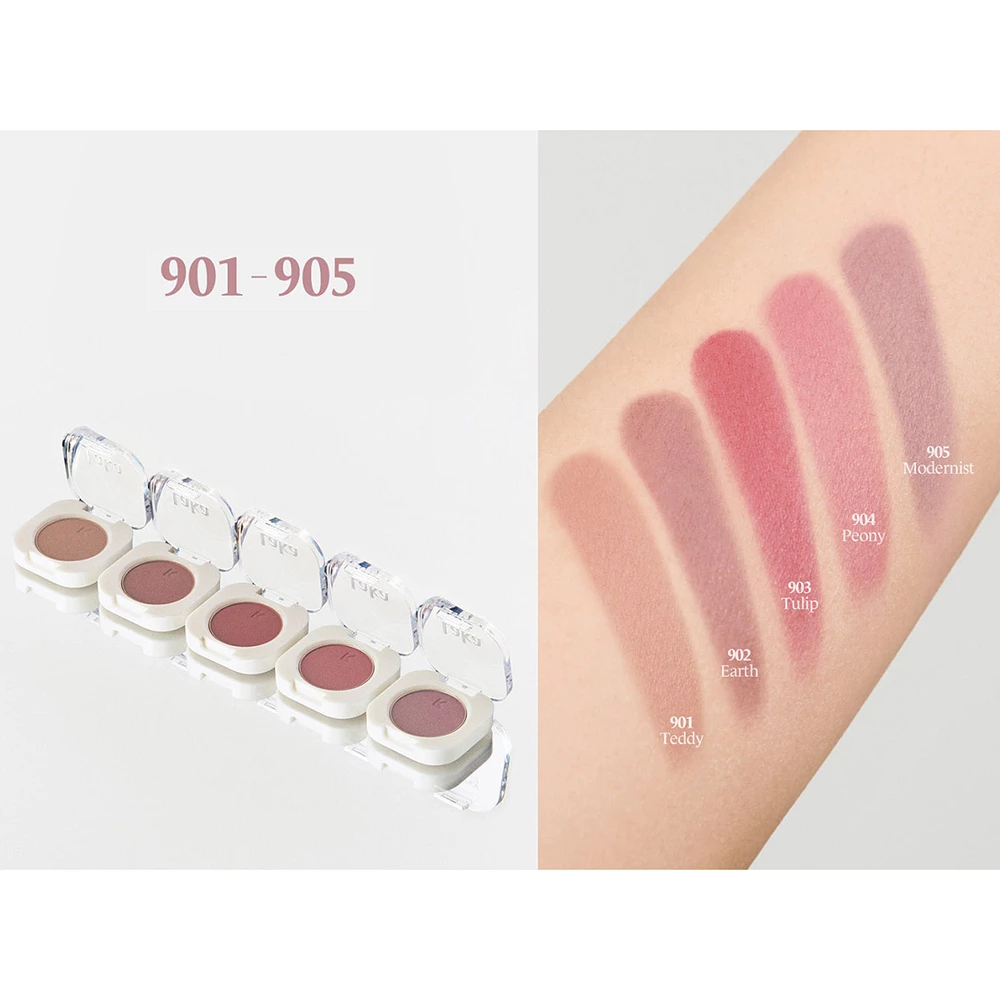 LAKA Mono Eyeshadow Fard de pleoape 904 Peony - intensitate si durabilitate, 1.8 gr