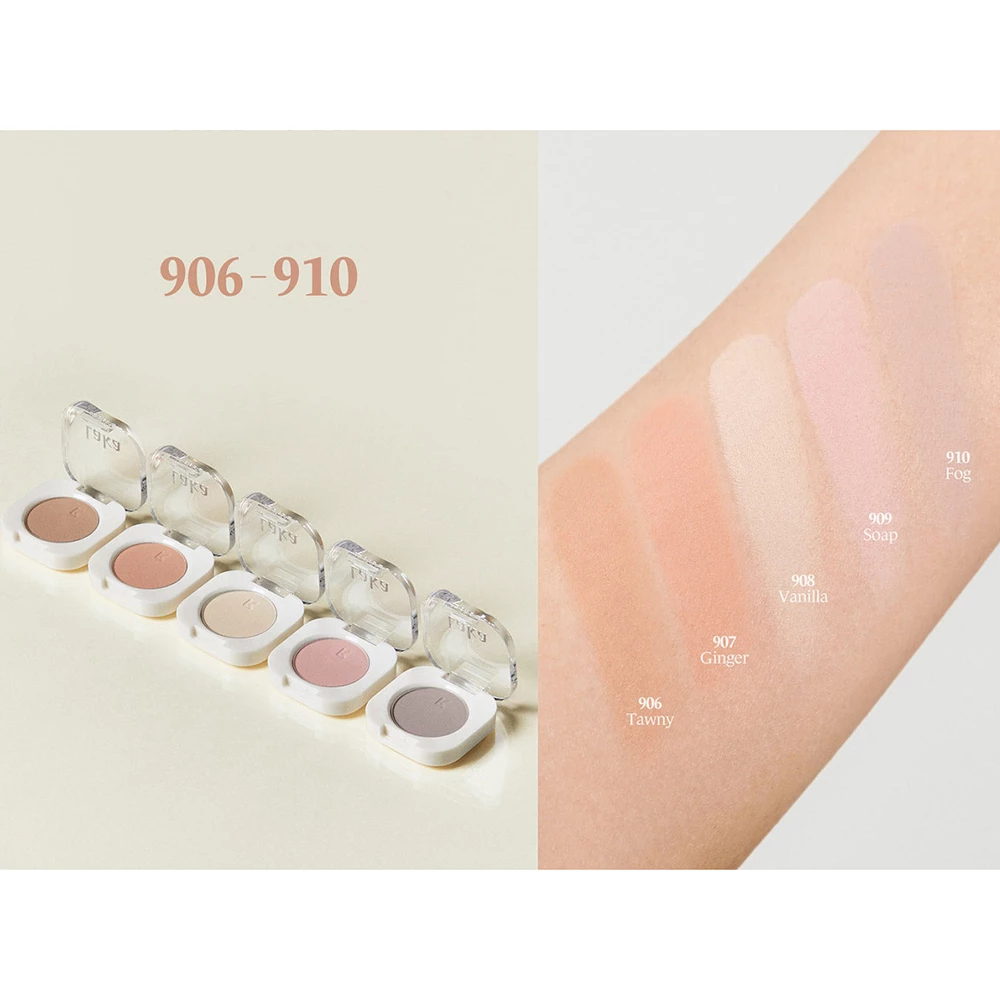 LAKA Mono Eyeshadow fard de pleoape 906 Tawny - intensitate si durabilitate, 1.8 gr