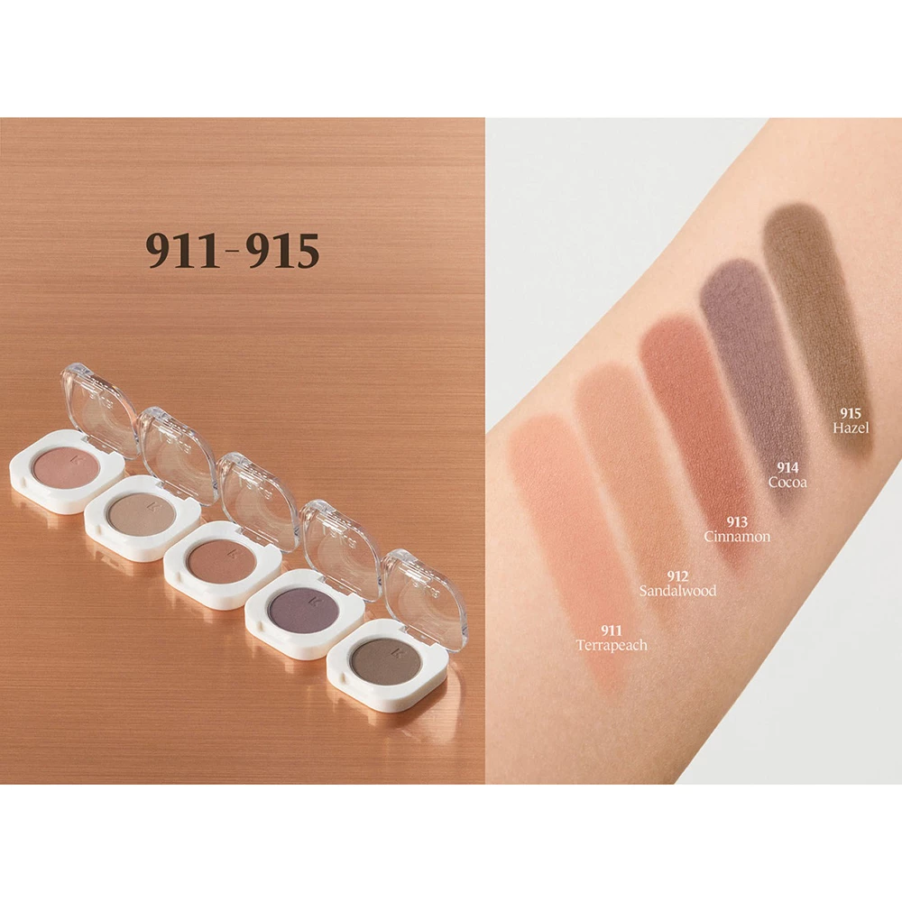 LAKA Mono Eyeshadow Fard de pleoape 915 Hazel - intensitate si rezistenta, 1.8 gr