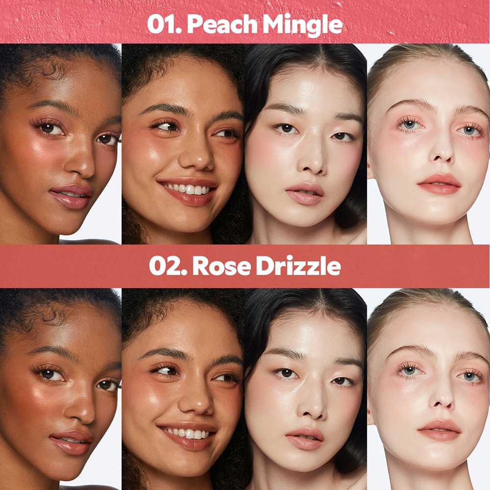 TIRTIR Mood Glider Lip and Blush Stick, 01 Peach Mingle, 3.8 gr - nuantator pentru buze pentru buze, obraji si pleoape, cu intensitate ajustabila prin aplicari succesive si textura usor de aplicat si estompat