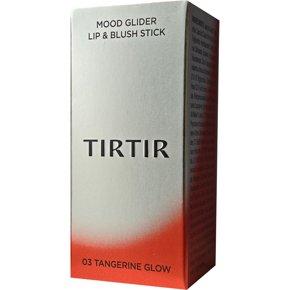 TIRTIR Mood Glider Lip and Blush Stick, 03 Tangerine Glow, 3.8 gr - nuantator pentru buze si pentru obraji si pleoape, cu intensitate ajustabila prin aplicari succesive