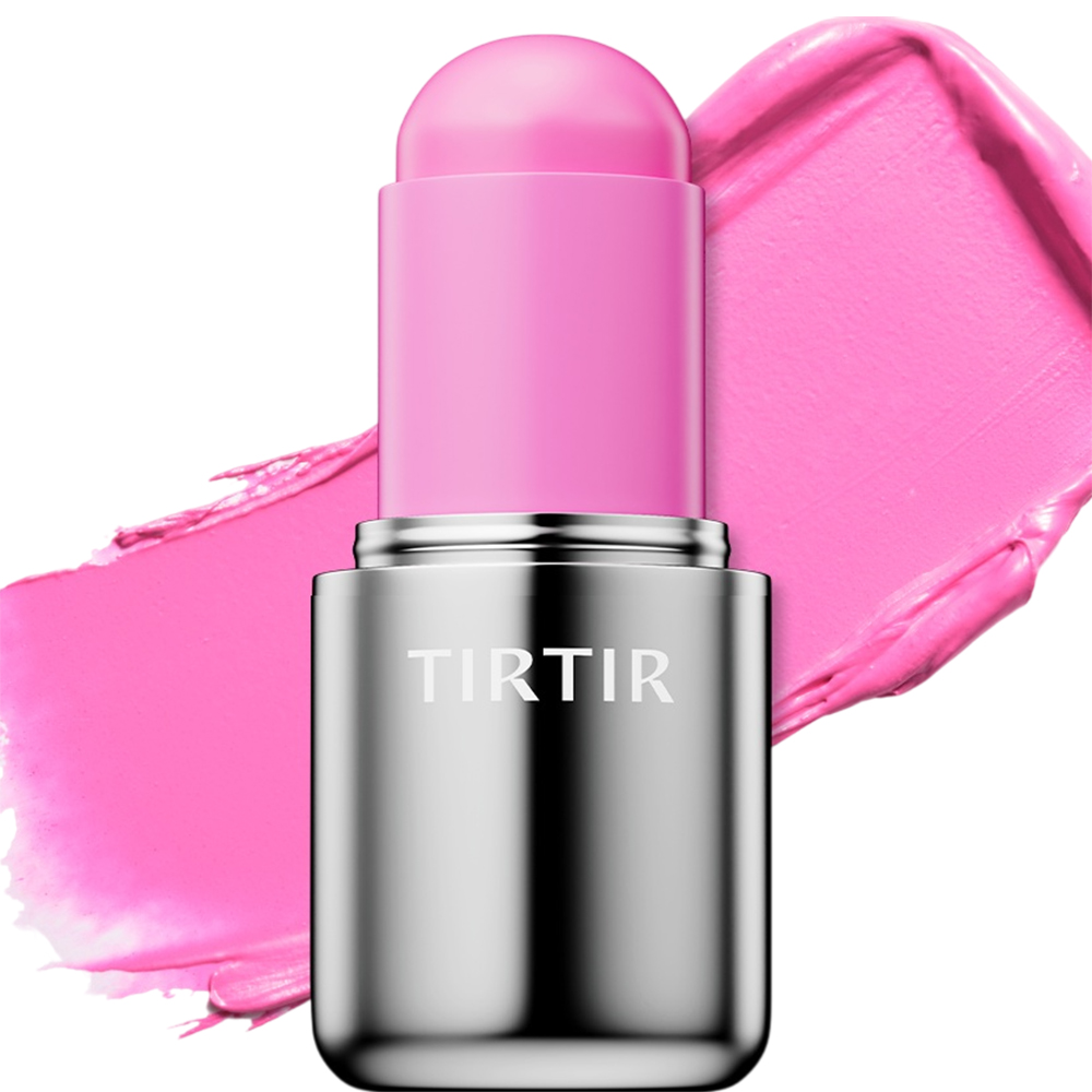 TIRTIR Mood Glider Lip and Blush Stick, 06 Fuchsia Flash, 3.8 gr - nuantator pentru buze pentru utilizare pe buze, obraji si pleoape, cu intensitate ajustabila prin aplicari succesive