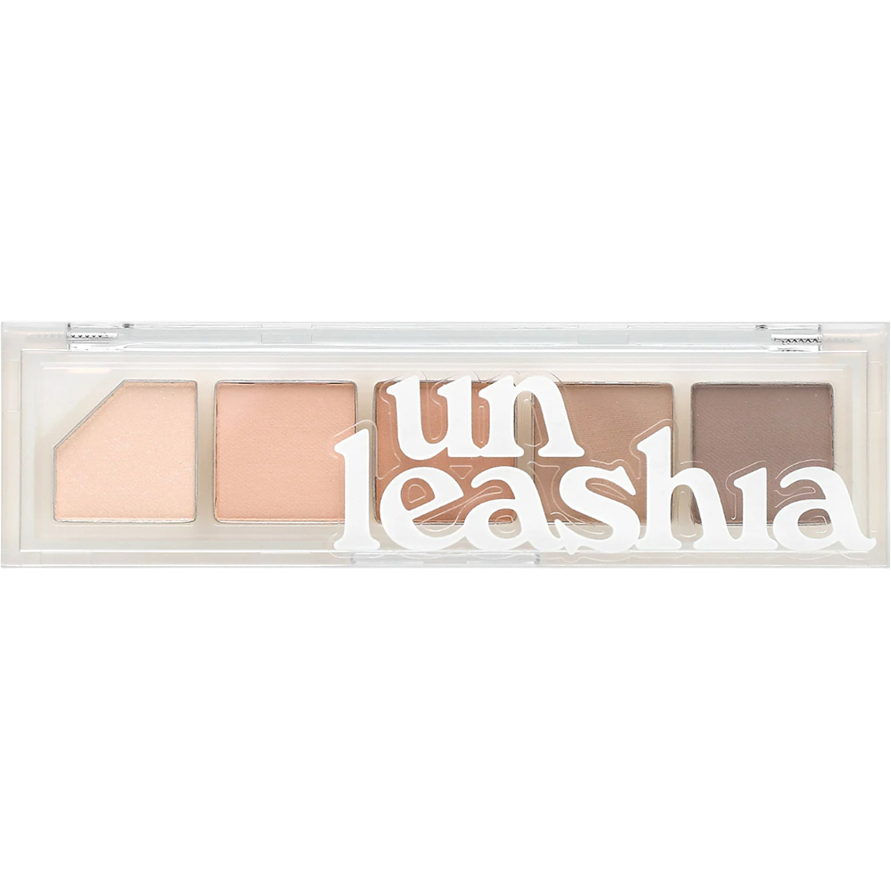 UNLEASHIA Mood Shower Face Palette Fard de pleoape No. 1 Vanilla Shower - aplicare si finisaj, 4 gr
