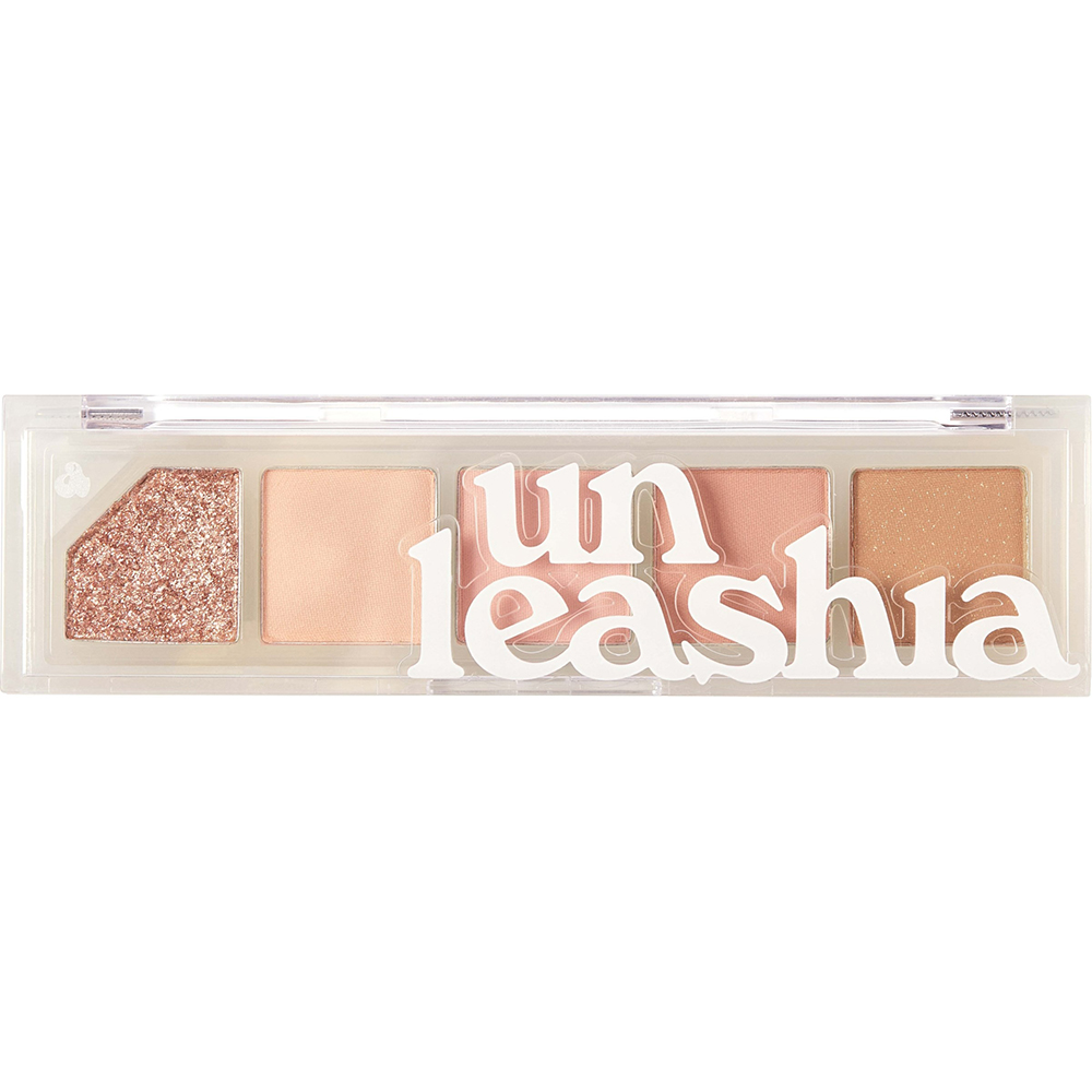 UNLEASHIA Mood Shower Face Palette Fard de pleoape No. 2 Rose Shower - aplicare si estompare, 4 gr