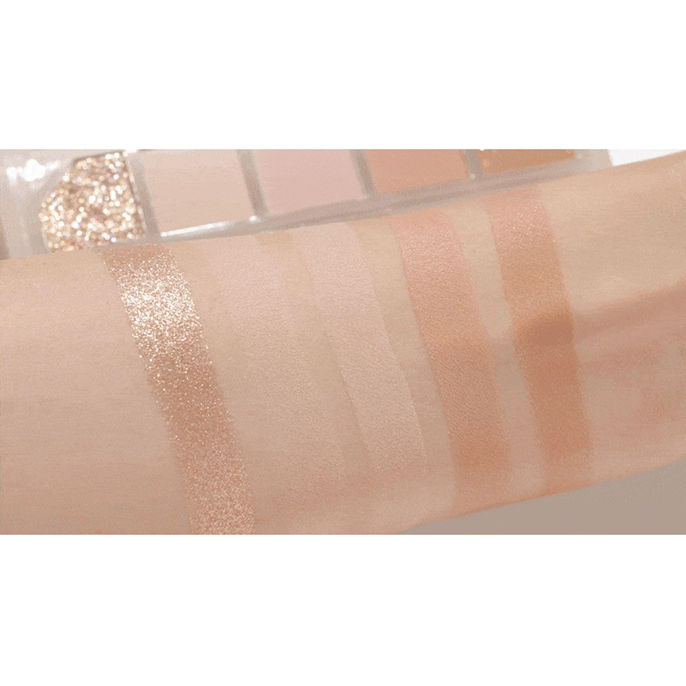 UNLEASHIA Mood Shower Face Palette Fard de pleoape No. 2 Rose Shower - aplicare si estompare, 4 gr