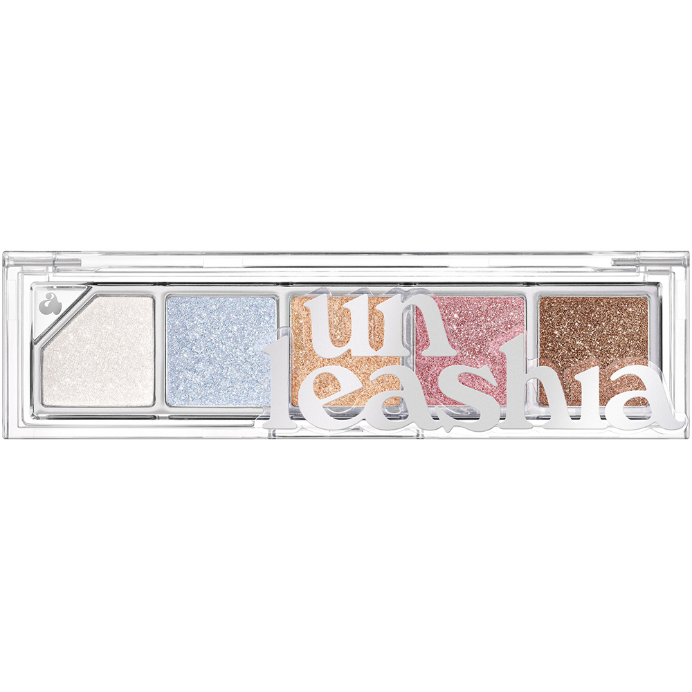 UNLEASHIA Mood Shower Face Palette iluminator de fata 101 Ballerino Shower - luminozitate si claritate, 4 gr