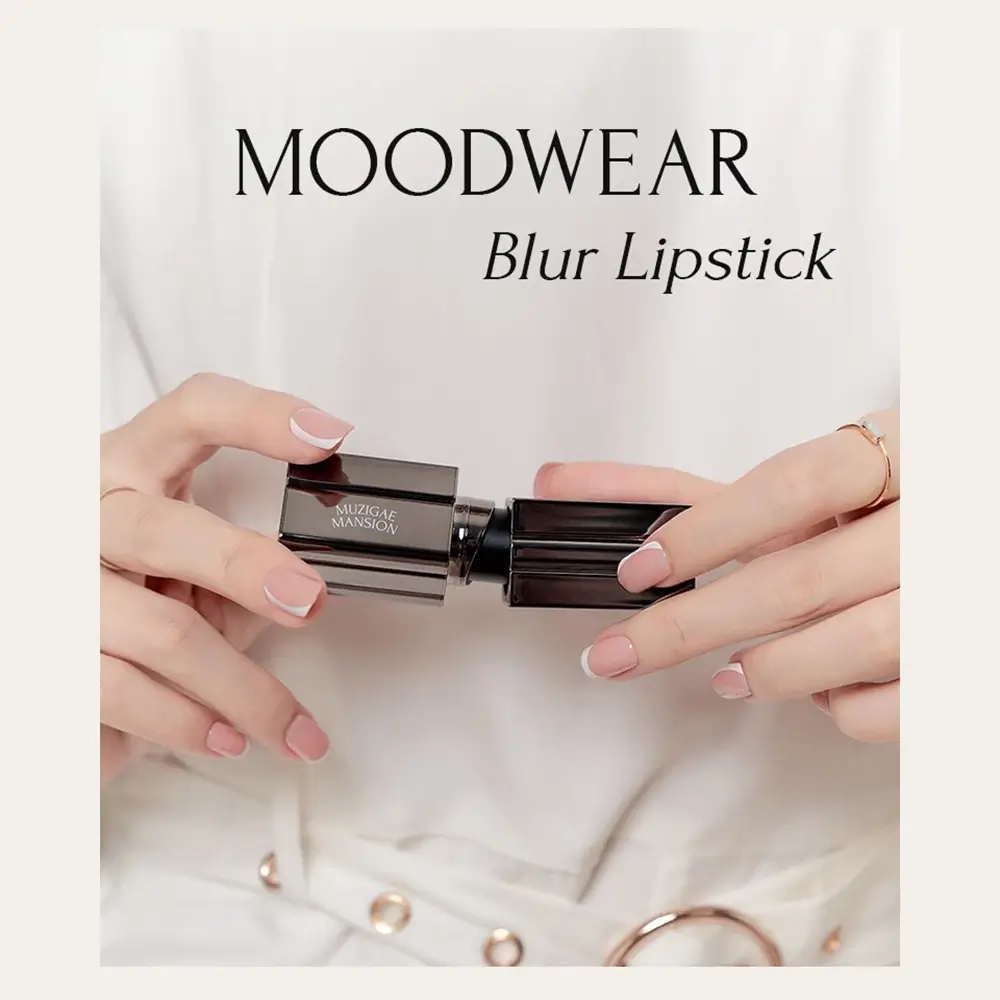 MUZIGAE MANSION Moodwear Blur Ruj Mat 003 Nuddy - Hidratare si Efect Volumizant, 4 gr
