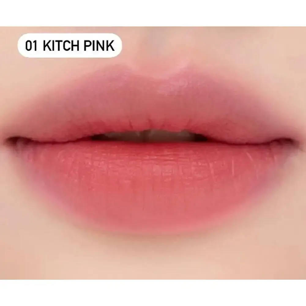 NUSE Mousse Liptual Ruj Lichid 01 Kitch Pink - Hidratare Intensa si Finisaj Mat Catifelat, 4.5 gr