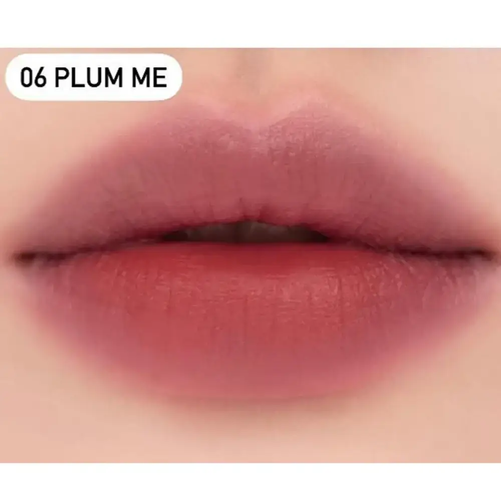 NUSE Mousse Liptual Ruj Lichid Mat 06 Plum Me - Hidratare Profunda si Efect Pudrat, 4.5 gr