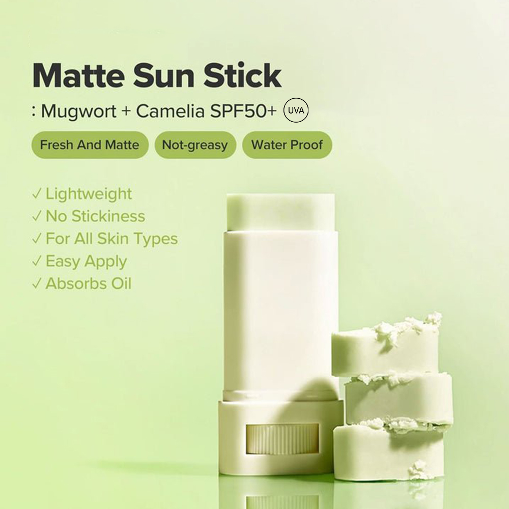BEAUTY OF JOSEON Mugwort + Camelia SPF 50+, 18 gr - stick pentru fata formulat cu Artemisia Capillaris si ceai verde, care ofera protectie cu spectru larg impotriva radiatiilor UVA si UVB, cu o aplicare usoara oriunde si oricand, Daily