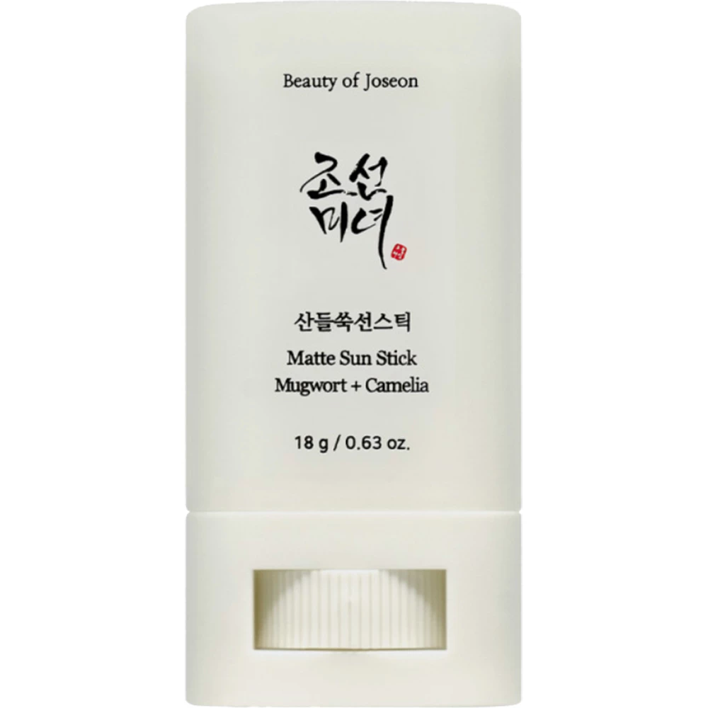 Beauty of Joseon Matte Sun Stick – Stick Matifiant pentru Față cu Mugwort și Camelia, SPF 50+, 18 g | Protecție Solară și Controlul Sebumului
