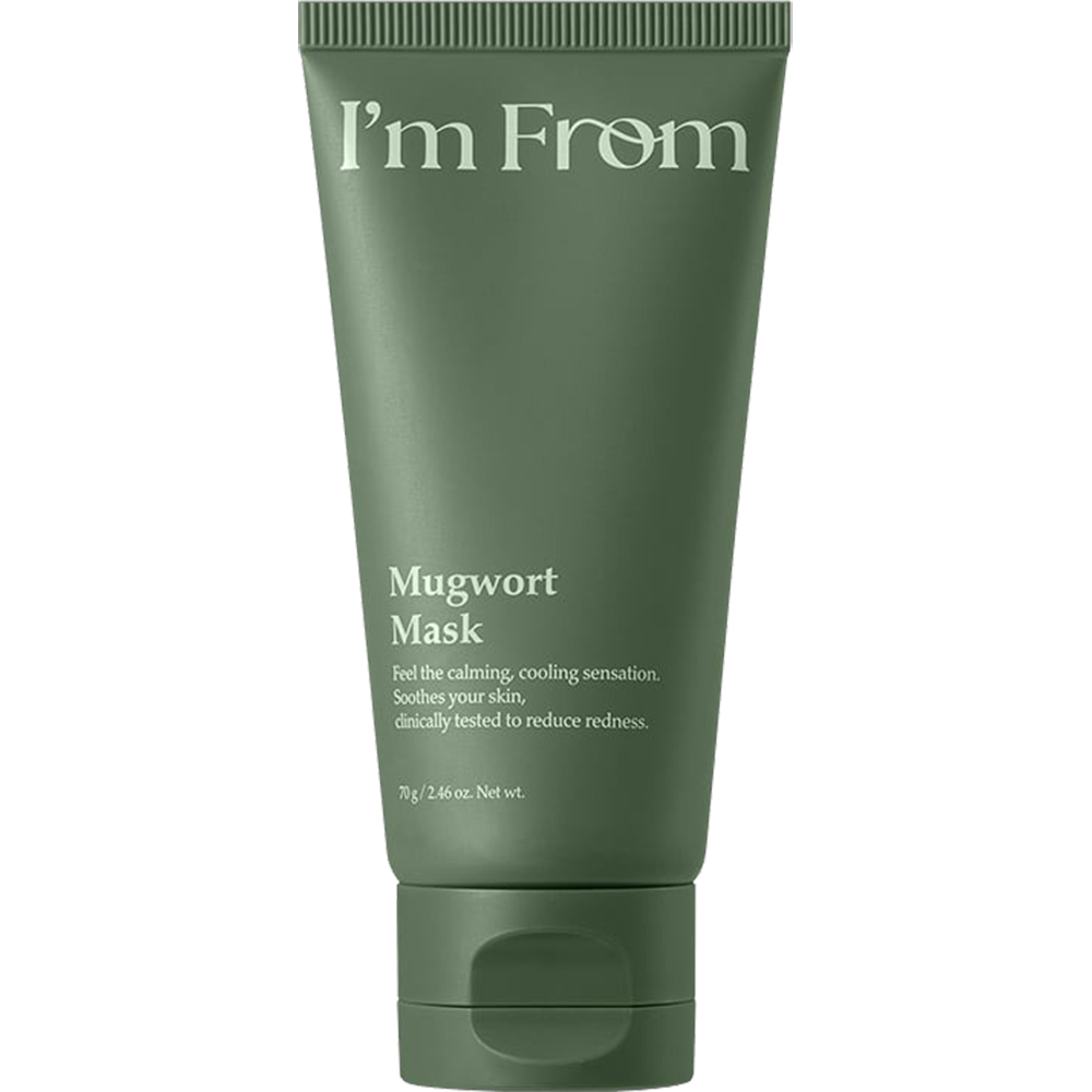 I'M FROM Mugwort Mask 70 gr - Masca de fata formulata cu mugwort si alantoina, care contribuie la calmarea disconfortului si la metinerea hidratarii pielii