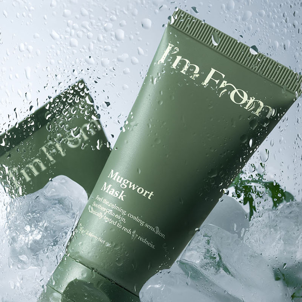 I'M FROM Mugwort Mask 70 gr - Masca de fata formulata cu mugwort si alantoina, care contribuie la calmarea disconfortului si la metinerea hidratarii pielii