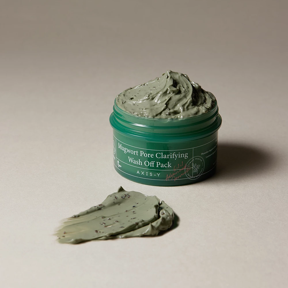 AXIS-Y 6+1+1 Masca Exfolianta pentru Fata Mugwort - Calmare, Exfoliere si Luminozitate Ten Acneic, 100 ml