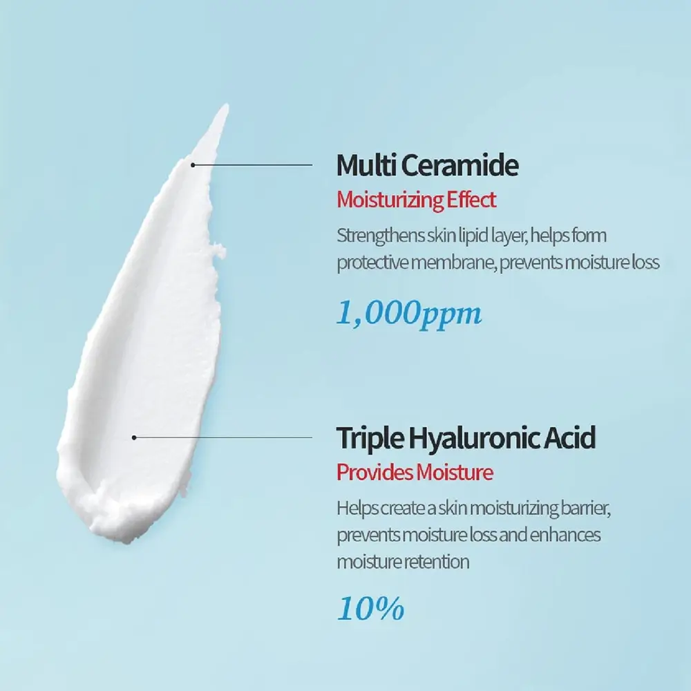 TOCOBO Multi Ceramide Crema pentru fata - Hidratare intensa cu acid hialuronic si ceramide, calmare si protectie piele sensibila