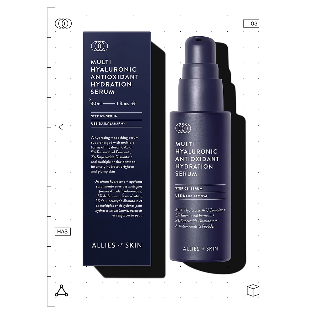 Multi Hyaluronic Antioxidant Hydratation Serum - Ser de fata hidratant cu acid hialuronic - gramaj 30 ml