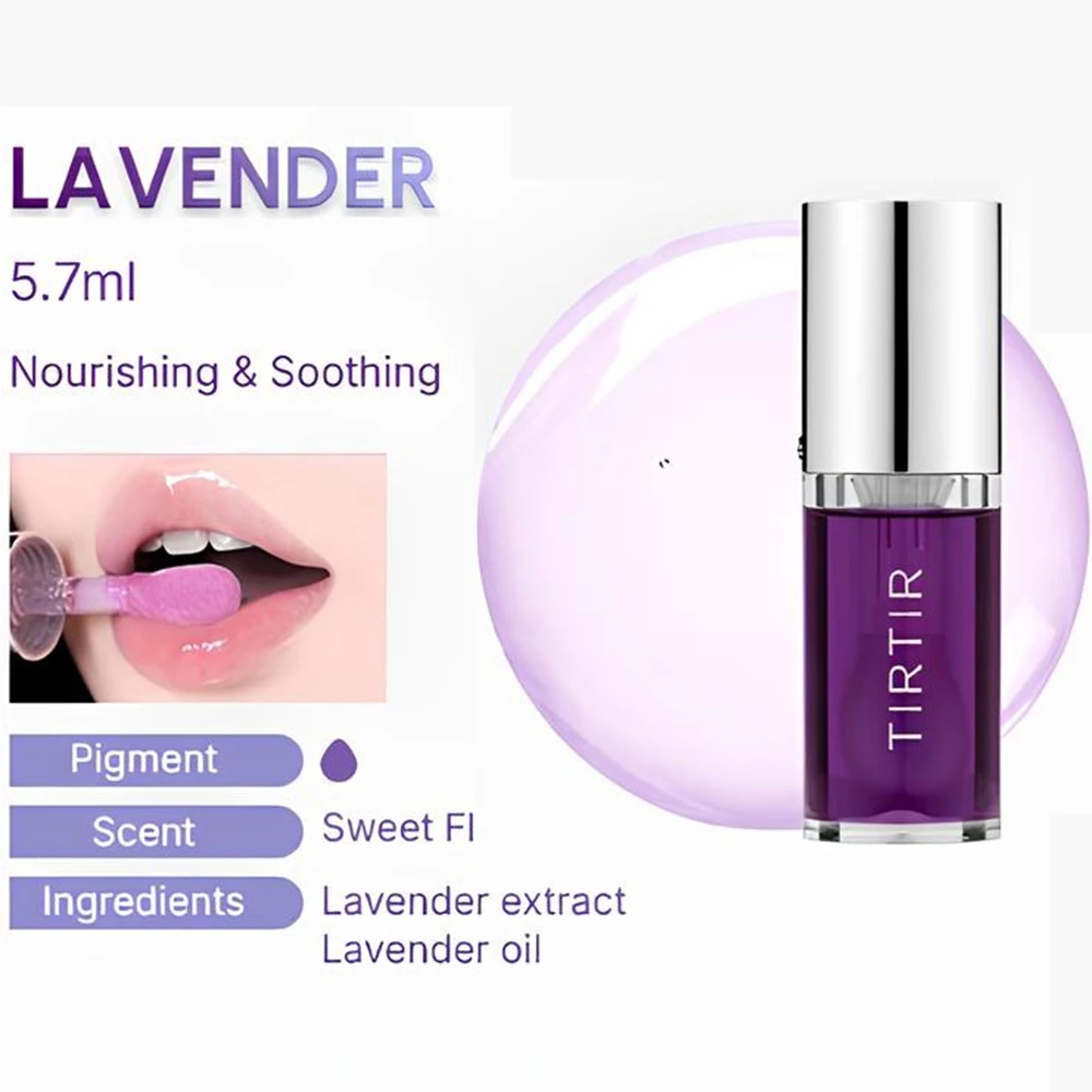 TIRTIR My Glow Ulei de Buze Lavander - Hidratare si Stralucire Naturala, 5.7 ml