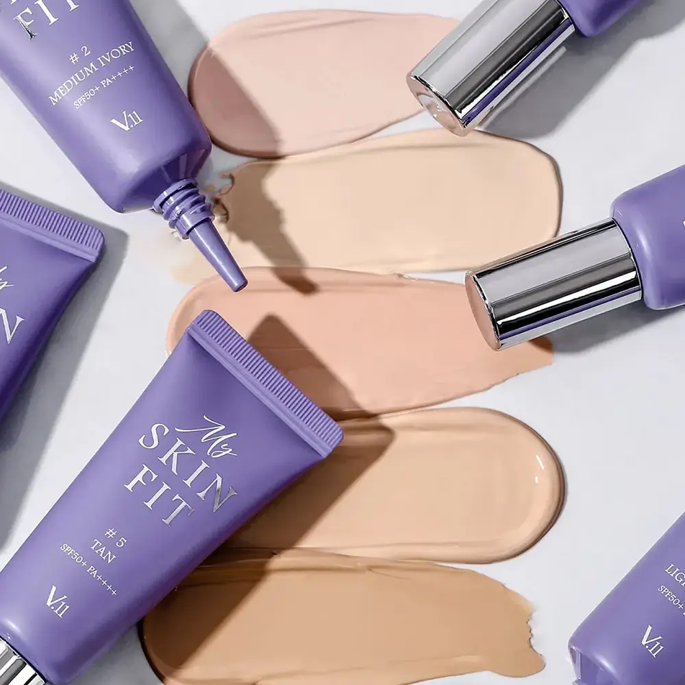 VILLAGE 11 FACTORY MY Skin Fit BB Cream - Crema Coloranta de fata #5 Tan SPF 50+ PA++++ - Protectie UV si hidratare cu Acid Hialuronic si Centella Asiatica, 20 ml