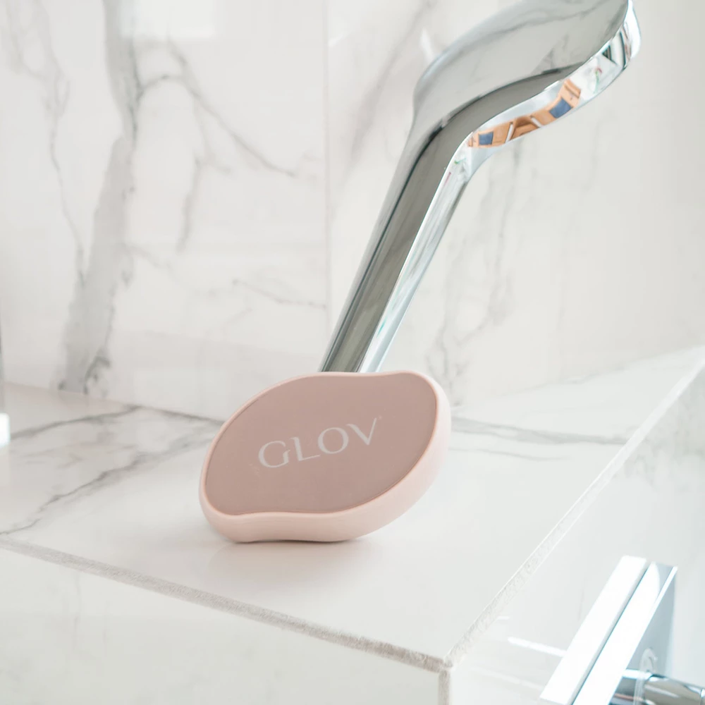 GLOV Nano Glass Depilator Epilator cu nano-sticla - epilare delicata fara durere si exfoliere blanda, pentru piele fina si luminoasa