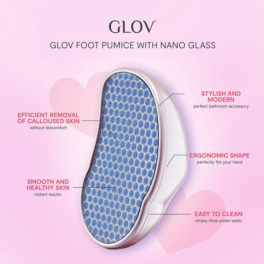 Nano Glass Foot File Ustensila pentru calcaie Pink