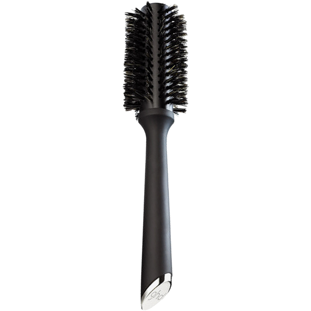 Natural Bristle Radial Brush Perie de par Size 1 28 mm Negru
