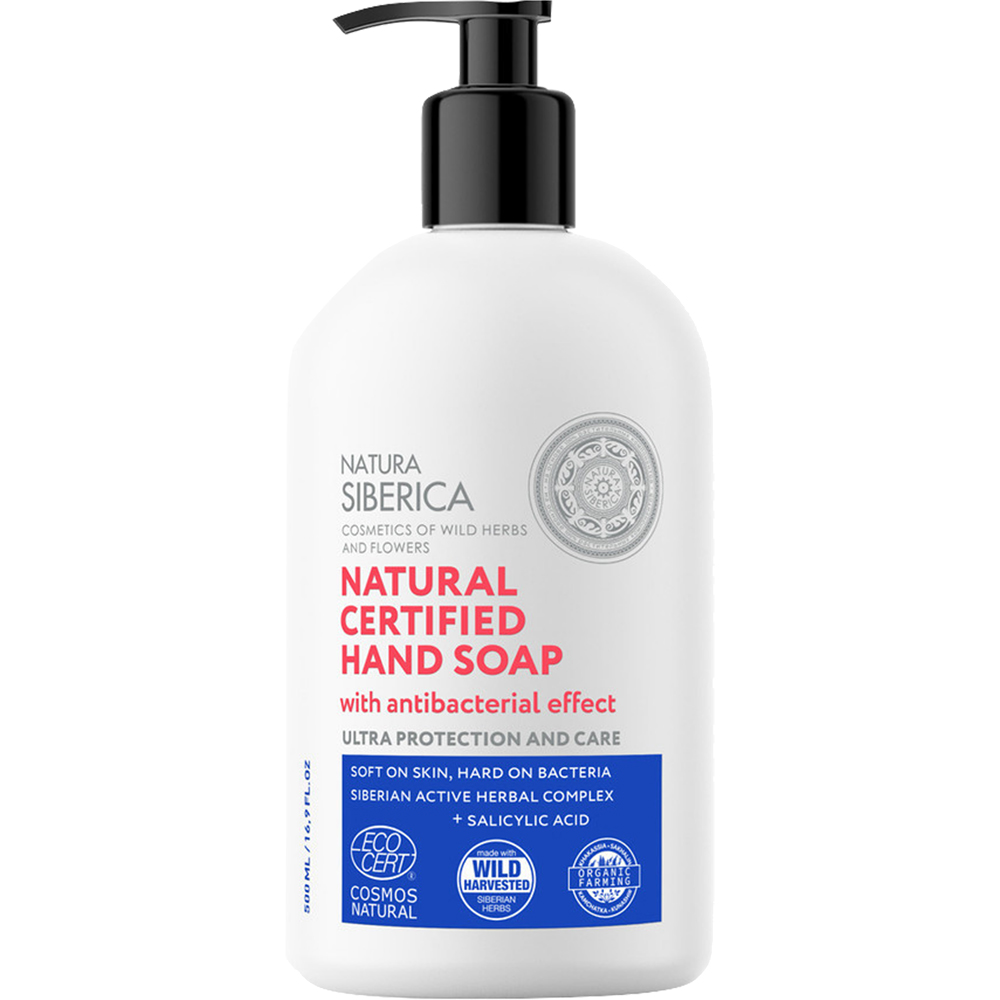Natural Certified Sapun lichid cu efect antibacterian Unisex 500 ml