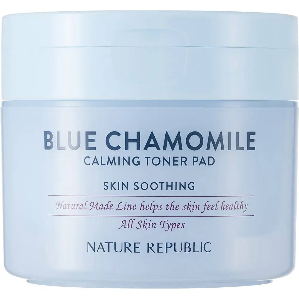 NATURE REPUBLIC Natural Made Dischete Tonice cu Musetel Albastru - Calmante si Hidratare pentru Ten Sensibil, 50 buc